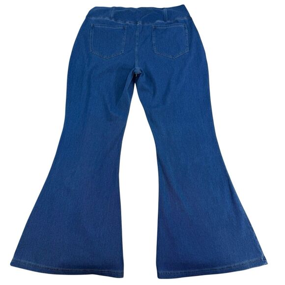 Halara Flex High Waisted Crossover Pocket Washed Casual Plus Size 2X Jeans - Picture 3 of 6